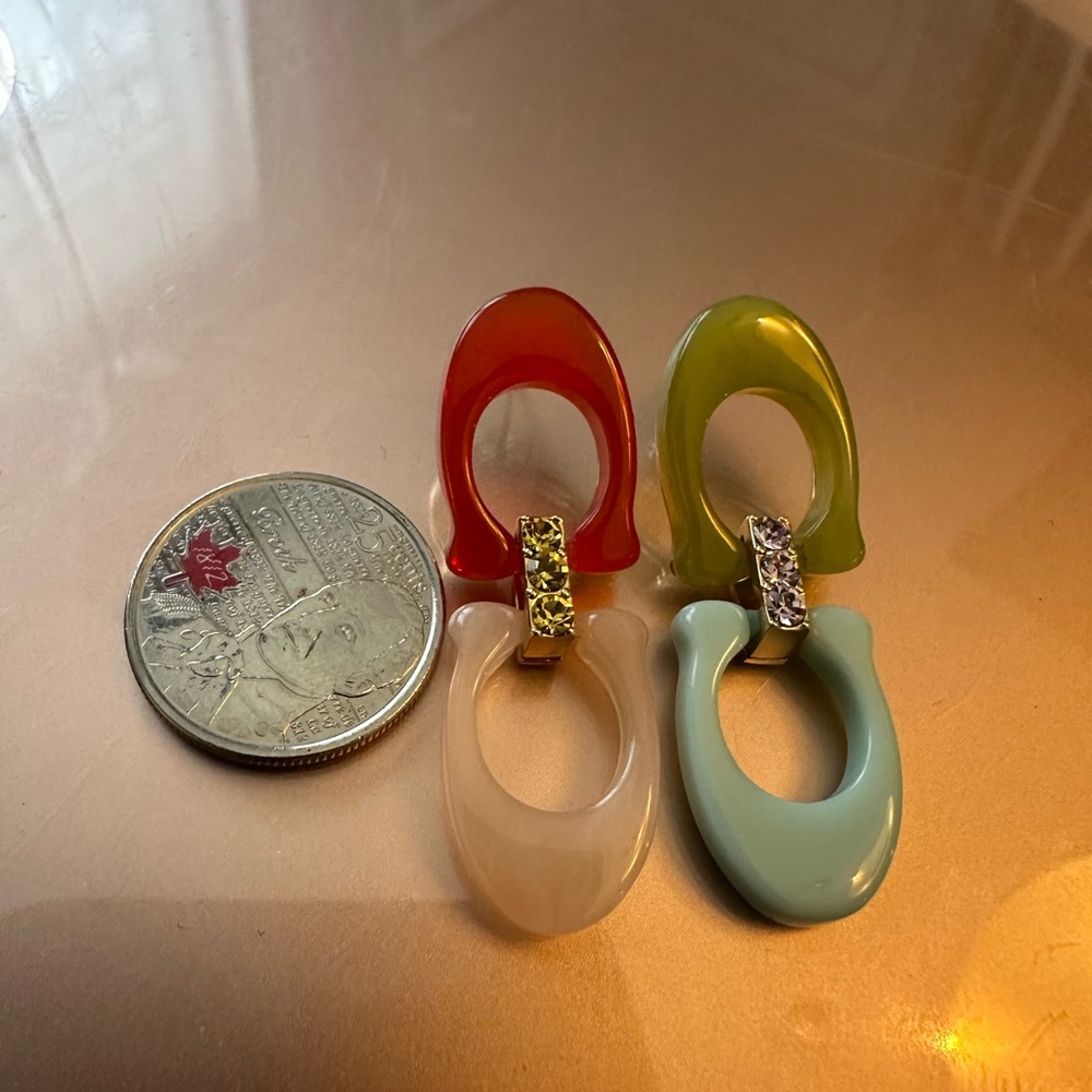 Coach Multicolor reverse link Earrings